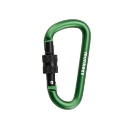 Munkees Karabina D se šroubovací pojistkou - 60 mm