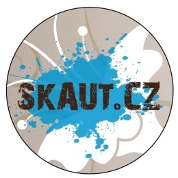 Placka 25 Skaut.cz modrá