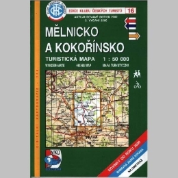 Mělnicko a Kokořínsko - mapa  KČT 16