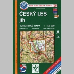 Český les - JIH - mapa  KČT 29