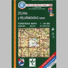 Želivka a Pelhřimovsko - SEVER - mapa  KČT 44