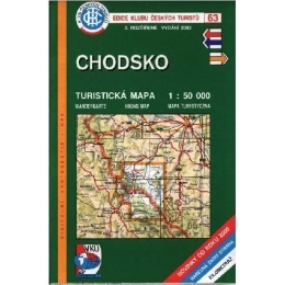 Chodsko - mapa  KČT 63