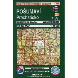 Pošumaví - Prachaticko - mapa  KČT 70