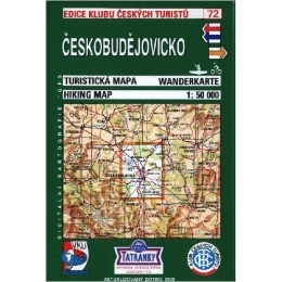 Českobudějovicko - mapa KČT 72