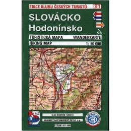 Slovácko - Hodonínsko - mapa KČT 91