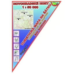 Mapa na šátku - Novohradské hory
