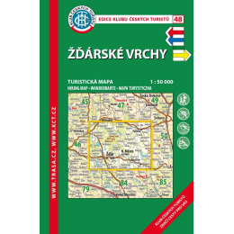 Žďárské vrchy - mapa  KČT 48