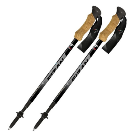 Trekové hole Fizan Compact 4 Grey