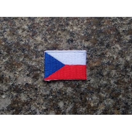 Česká vlajka nášivka