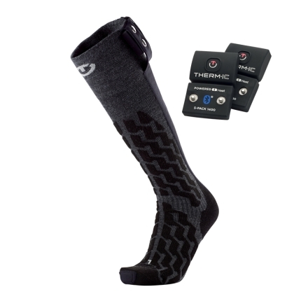 Set Therm-ic Vyhřívané ponožky PowerSock Heat Fusion Uni V2 a baterie S-Pack 1400B