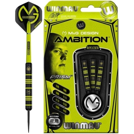 Šipky Winmau Ambition MvG Design – Brass steel 22 g