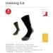 Ponožky Lenz Treking 5.0 2-pack čerrné - 3