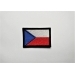 Česká vlajka nášivka s lemem - 2