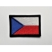 Česká vlajka nášivka s lemem - 3