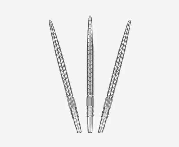 Kovové hroty Target Swiss Points – RVE Silver 30 mm - 1